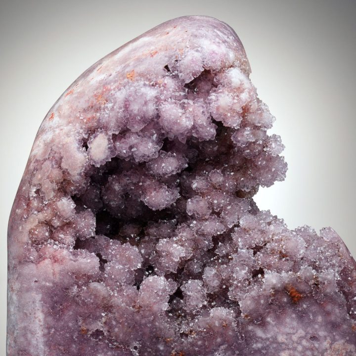 Polished Brazilian Pink Amethyst Sculpture | 19 lb Natural Decor