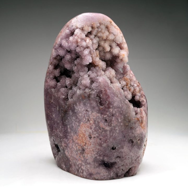 Polished Brazilian Pink Amethyst Sculpture | 19 lb Natural Decor