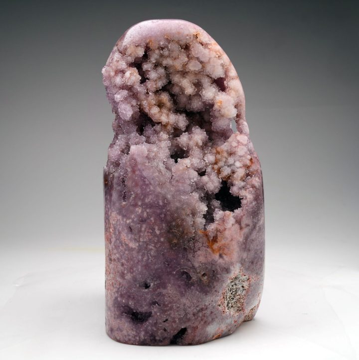 Polished Brazilian Pink Amethyst Sculpture | 19 lb Natural Decor