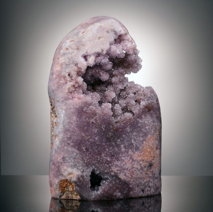 Polished Brazilian Pink Amethyst Sculpture | 19 lb Natural Decor