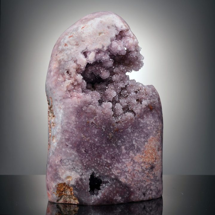 Polished Brazilian Pink Amethyst Sculpture | 19 lb Natural Decor