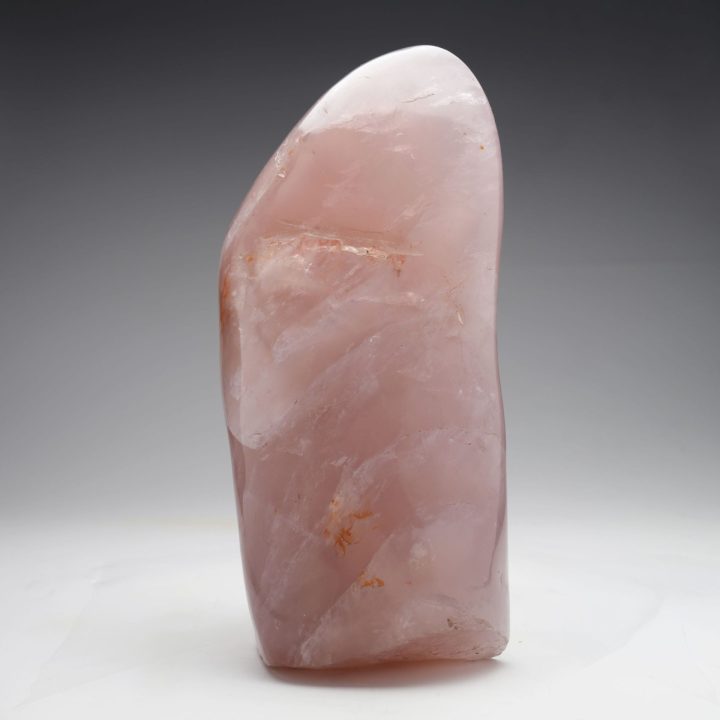 Large Brazilian Rose Quartz Freeform Sculpture | 17 lb Natural Decor