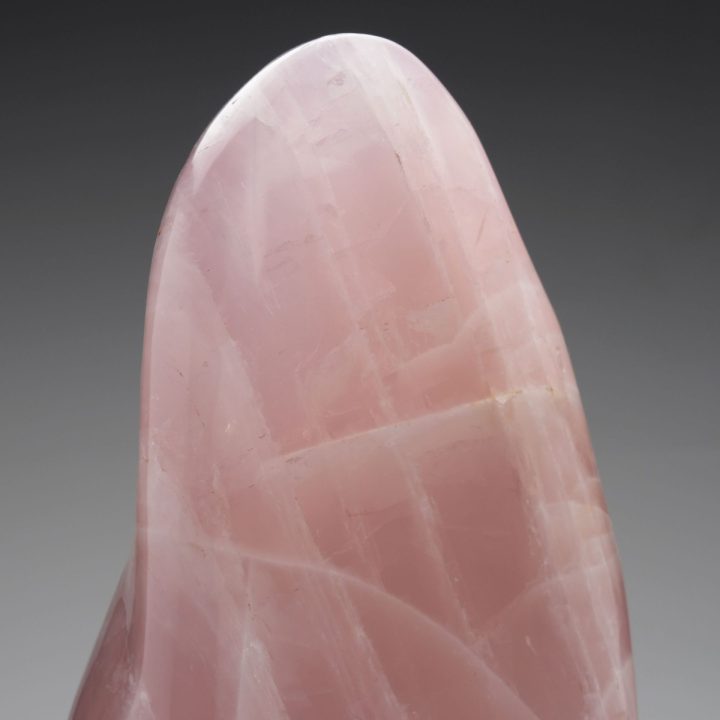 Large Brazilian Rose Quartz Freeform Sculpture | 17 lb Natural Decor