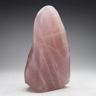 Large Brazilian Rose Quartz Freeform Sculpture | 17 lb Natural Decor