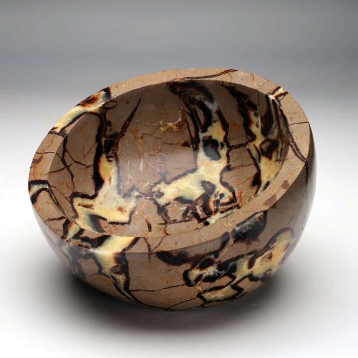 Large Septarian Decorative Bowl | Hand Cut Natural Stone