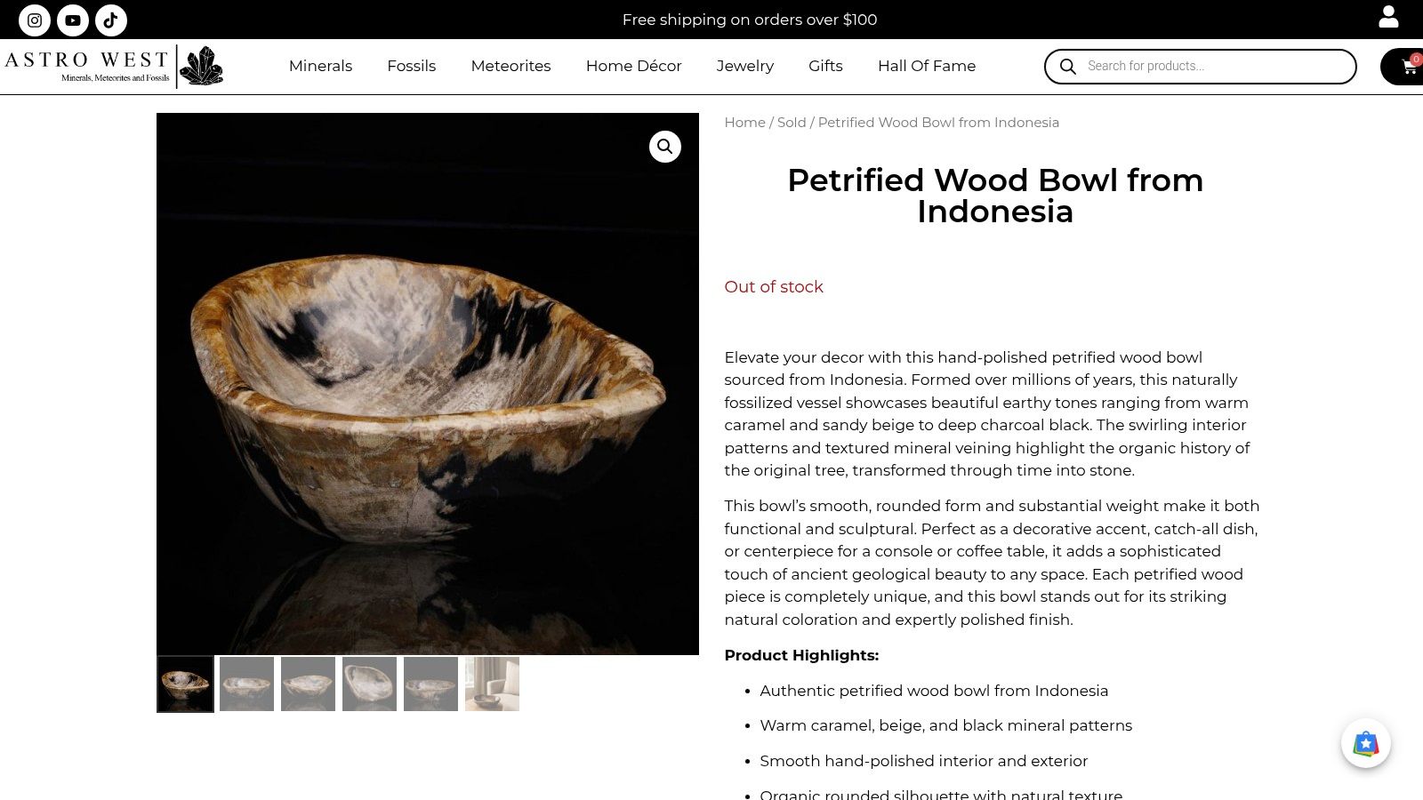 Screenshot from https://astrowest.com/products/petrified-wood-bowl/
